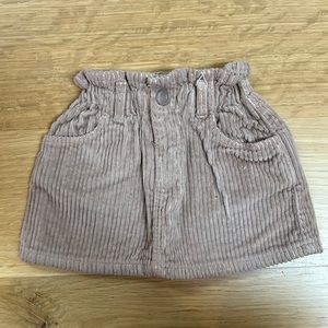 Zara Baby Corduroy Mini Skirt